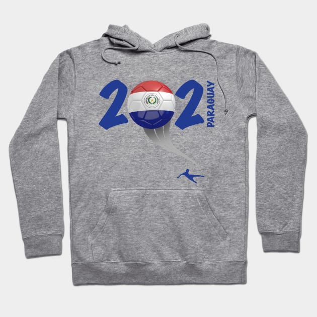 Paraguay Copa America Soccer 2021 Hoodie by DesignOfNations